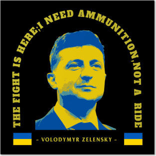 Zelensky  quotes says Posters and Art